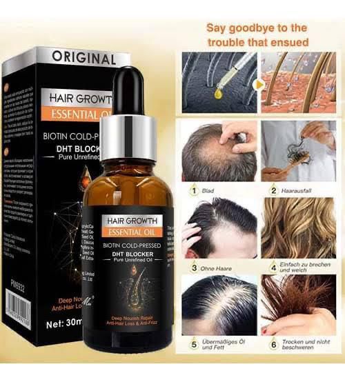Hair growth essential oil