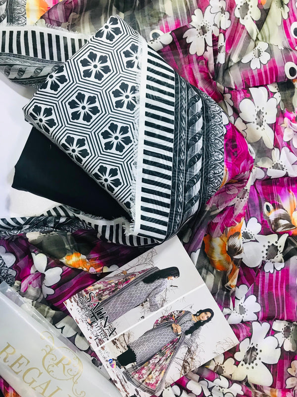 SALINA MID-SUMMER VOL-3 Digital Premium Printed Collection  💯 Original