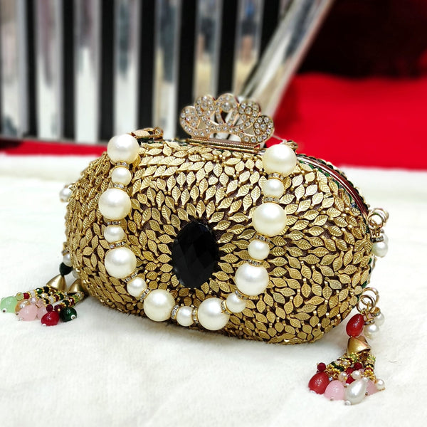 Most Demanded Article  🎀 Unique kundan  Clutch for Girls 🎀
